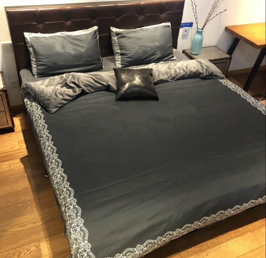 

10 Bedding Sets Queen Size Bed Folding Cotton Flat Sheet Pillow Cases Zip Up Duvet Covers European Style Adult Cute Comforter Set Duvet Cover