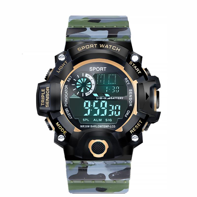 

Wristwatches 2021 Fashion Gshock Watch Men Sports Watches Gshok Analog Digital LED Electronic Quartz Waterproof Luminous Clock, Green
