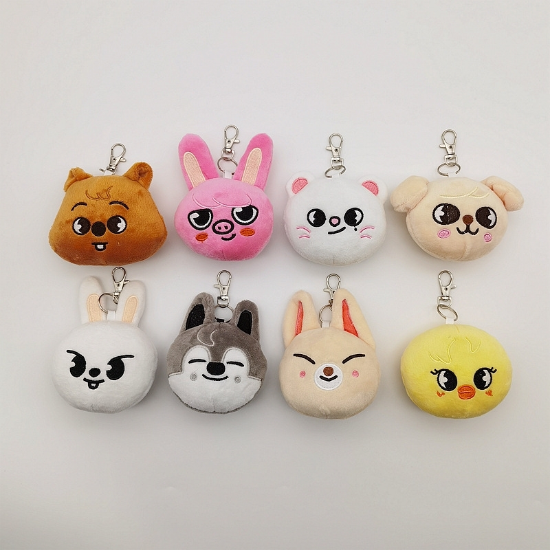 

New stray kids skzoo street children pendant Doll Plush key chain