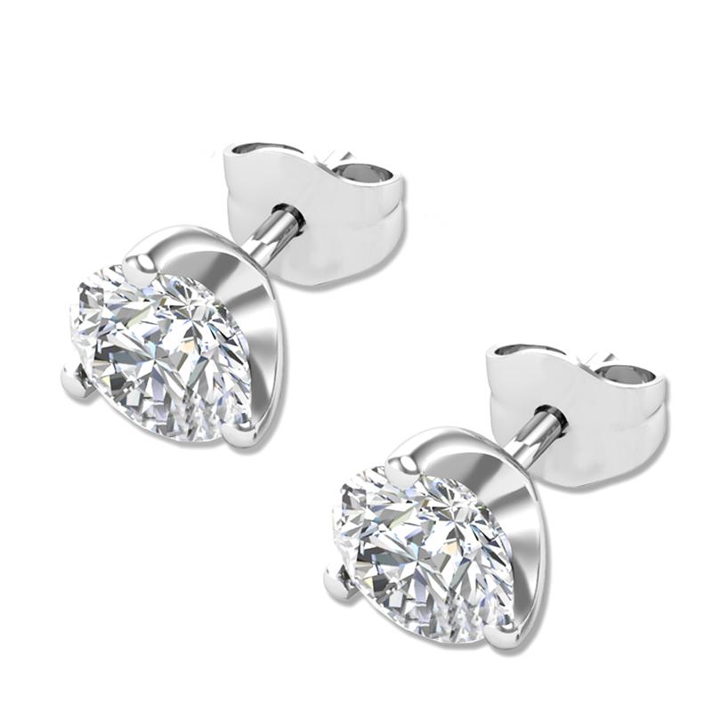 

Stud Lab Diamond Earrings For Women 0.3ct D Color VVS1 Moissanite Screw Back 925 Silver Earring Woman Wedding Jewelry