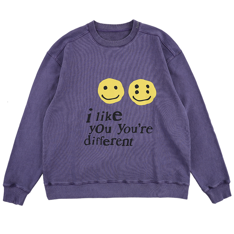 

2021 New Kanye West Smiley 3d Es Carta Impresso Moletom Homem e Mulher Crewneck Oversize Harajuku Hoodies Hip Hop Solto Casual Com Capuz Fvf, White