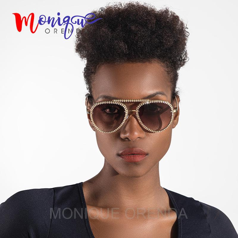 

Women Luxury Sunglasses Alloy Frame Oversized Sun glasses Women Cat Eye Zircon Decoration Punk Vintage Glasses Wholesale Bulk