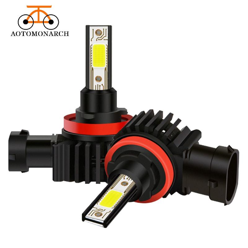 

Car Headlights AOTOMONARCH 2PCS H4 H7 LED H11 880 Headlight 3000K 6500K 8000K Bulb H1 H3 9005 9006 Fog Light 12V 60W DE