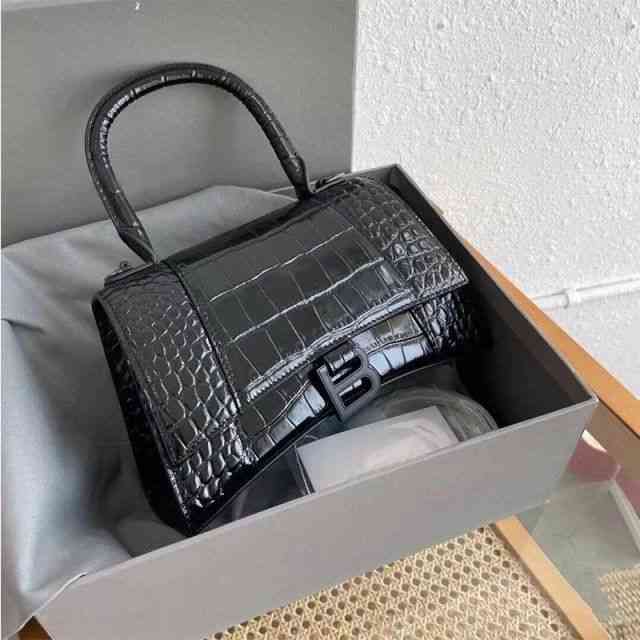 

Designer Luxury Handbags Star Same Bag Female 2022 Character Fashion b Home Crocodile Hourglass, White crocodile small
