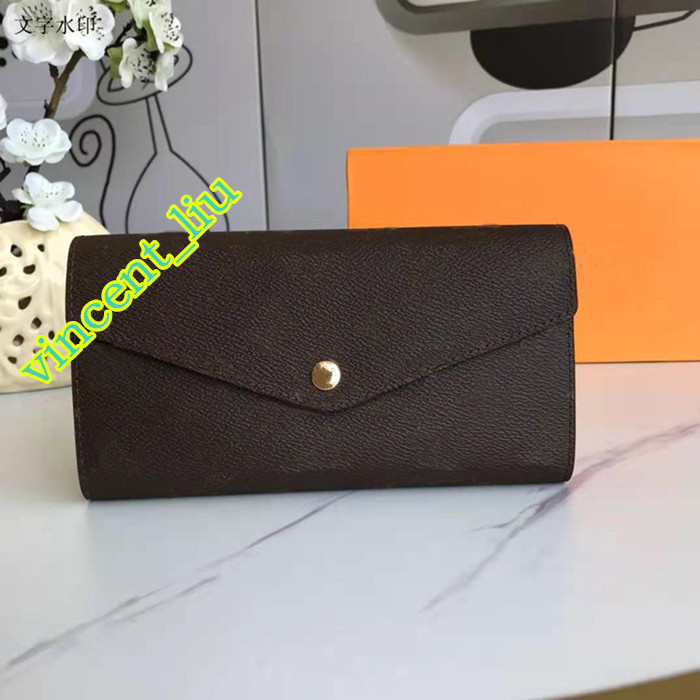 

popular Wallet high quality hot selling genuine leather Wallet for Women Purse Handbag Clutch Bag with box, Red;black