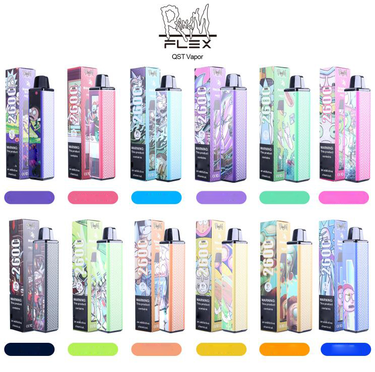 

Electronic Cigarettes Original R and M Flex 2600puffs 8.5ml Prefilled Cartridge Pods Packaging 18350 A+ battery Authorized