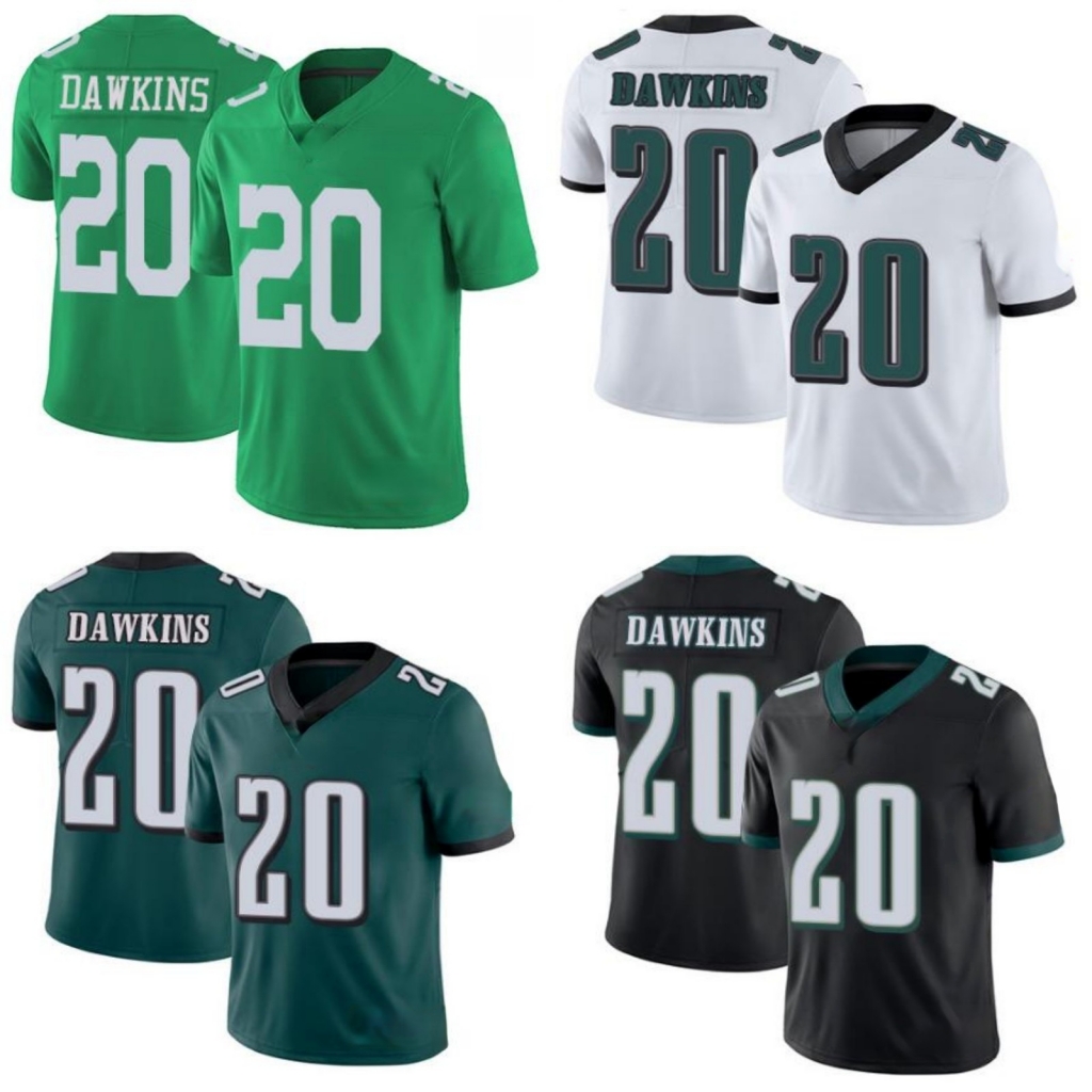 

Philadelphia Eagles Men #20 Brian Dawkins Women Youth Jersey, Black
