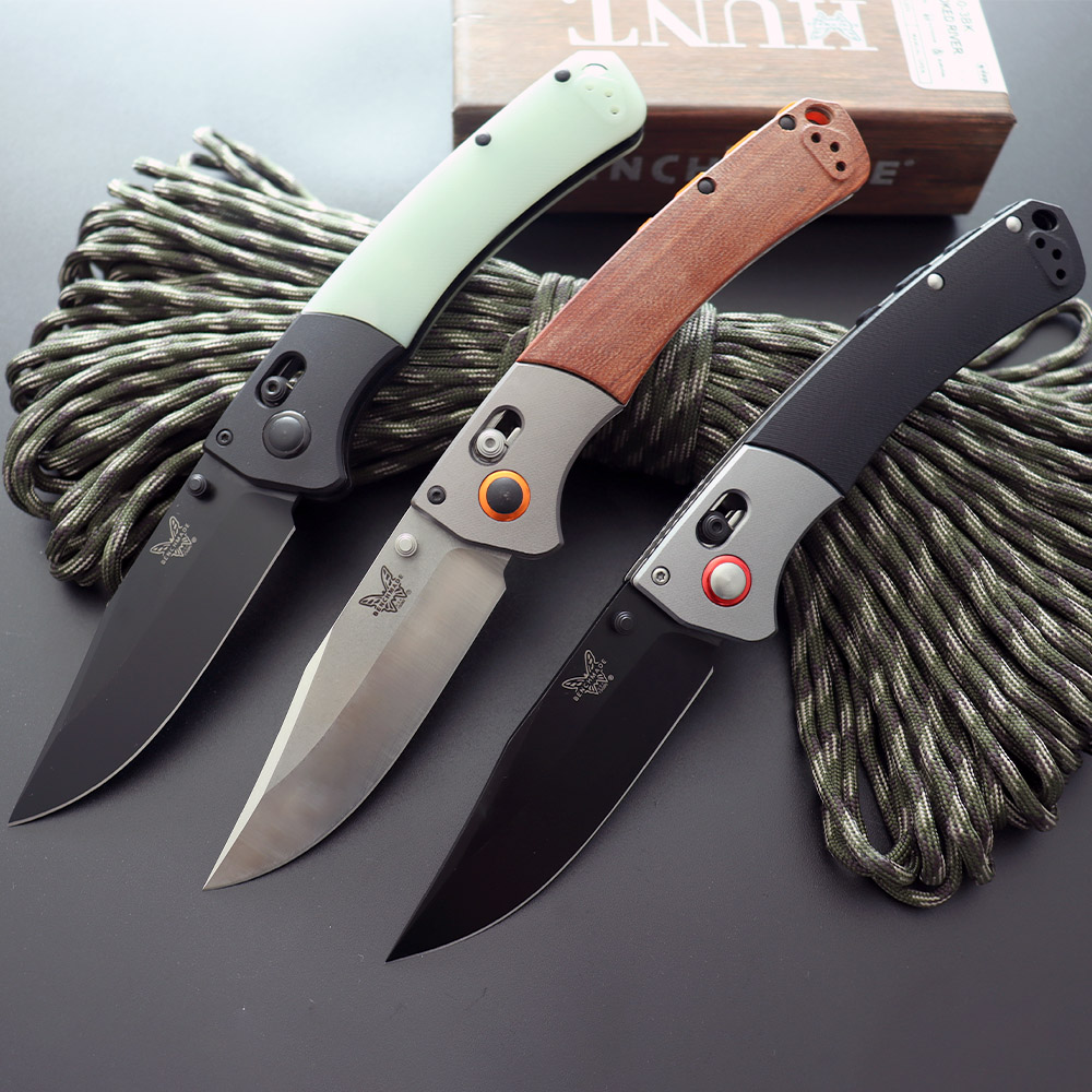 

BENCHMADE BM15080 AXIS Folding knife 9cr18mov Stone Washing Blade G10/wood Handle Outdoor Camping Survival EDC 555 556 535 530 485 940 810 BM551 KNIVES