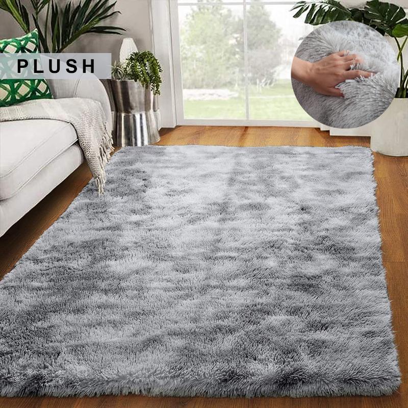 

Tie-dyed Gradient Plush Carpet Living Room Coffee Table Mat Washable Bedroom Non-Slip Carpet, Color07