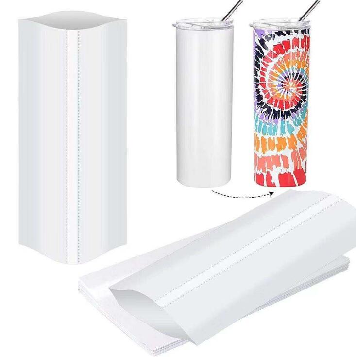 

Sublimation shrink wrap film bag 100pcs/lot Packaging Paper for Skinny Tumbler Regular Wine glass135*260mm 180*290mm