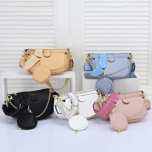 

2021 high quality fashion luxury bag PU leather brand shoulder m large women's