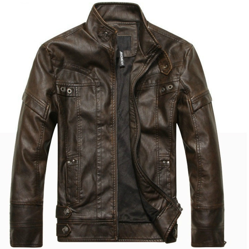

2021 New Men's Jackets Brand Motorcycle Men Fur Jacket De Masculina Mens Leather Coats Jaqueta Couro Ncsl, 8899 black