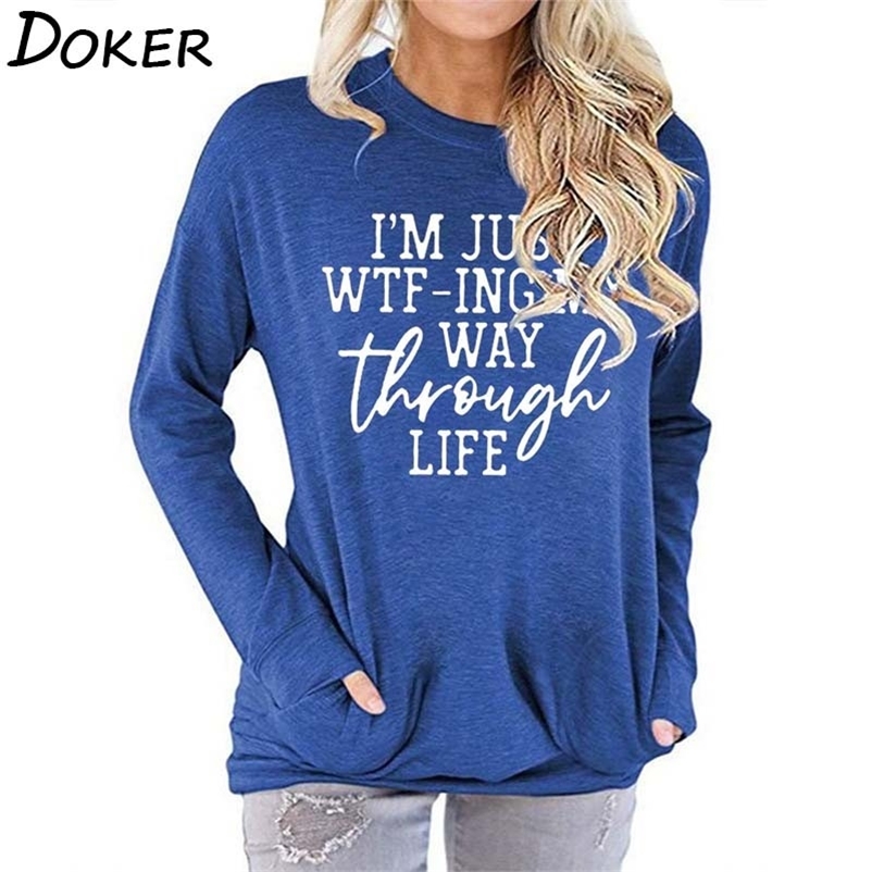 

Letter Print Oversized T Shirts Clothes Spring Fashion O Neck Long Sleeve Streetwear Tops Casual Loose Tee Shirt Femme 210604, Dark purple