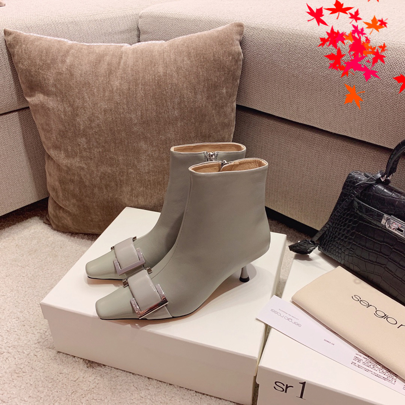 

2022 Top Quality Winter Women Dress Boots High Heels design Leather Boot knitted sock-like flats biker luxury designer shoes Tall Ankle Booties with logo and box -G155, Picture color