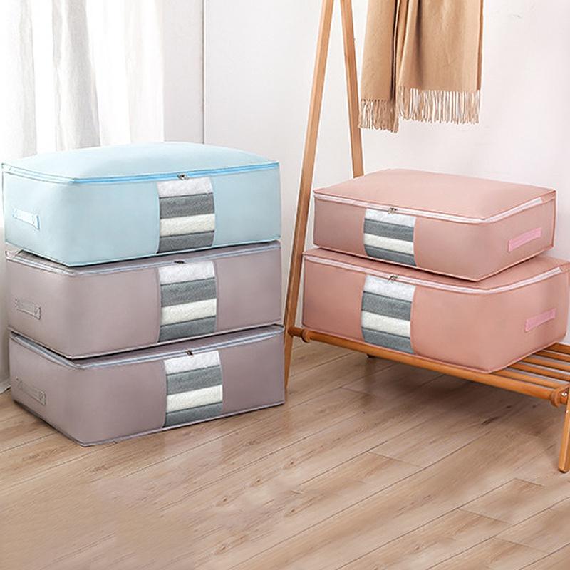 

Clothing & Wardrobe Storage Foldable Bags Clothes Organizer Home Dustproof Closet Quilt Under Bed Sorting