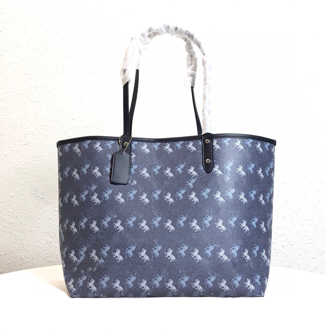 

Designer C Totes luxury HORSEANDCARRIAGE 27 Mani Bag Handbag, Blue