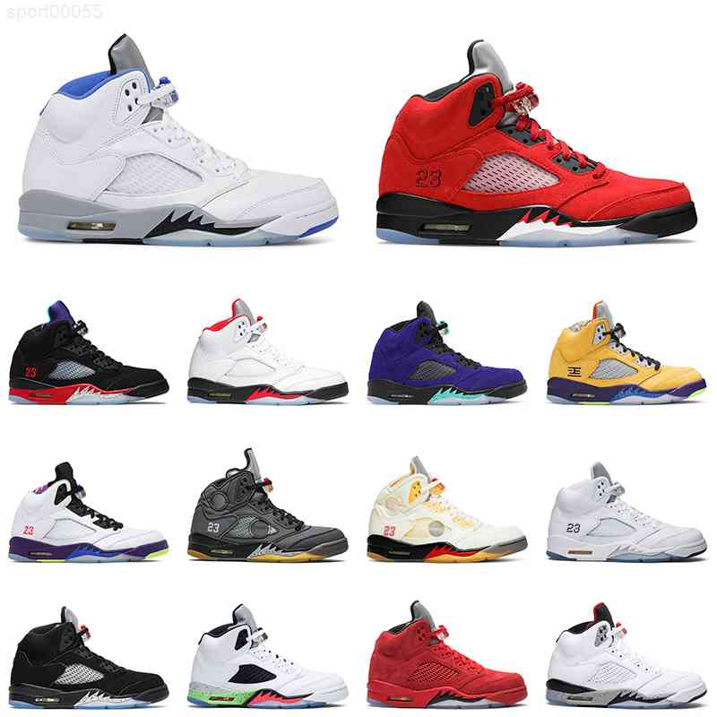 

jumpman 5 men Outdoor shoes 5s raging bull fire red top 3 alternate grape inspire oregon ducks mens trainer sports sneakers, # 3