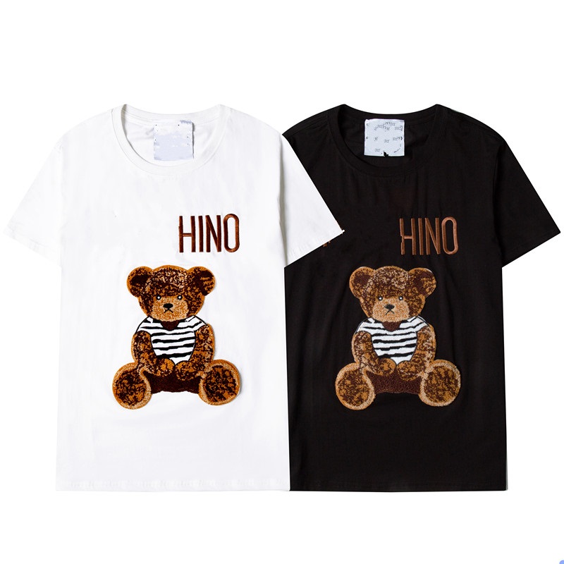 

2021 new Summer Luxurys Europe mens embroidery t shirt Top quality t shirts Fashion High Quality designer t shirt Women Street Casual tees, Beige