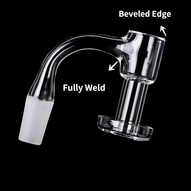 

High Quality Full Weld Smoking Beveled Edge Terp Slurpers Quartz Banger 10mm 14mm 18mm 20mmOD Two Styles Nails For Glass Water Bongs Dab Oil Rigs Pipes