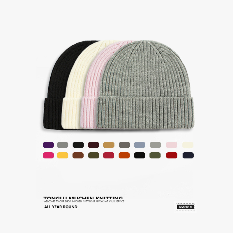 

Blank Skull Beanies Caps Casquettes Chapeus Men Knitting Hat Skullie Beanie Cap Slouchy Personality Teens Street Dance Hip-hop Masks Warm Winter Knitted Hats