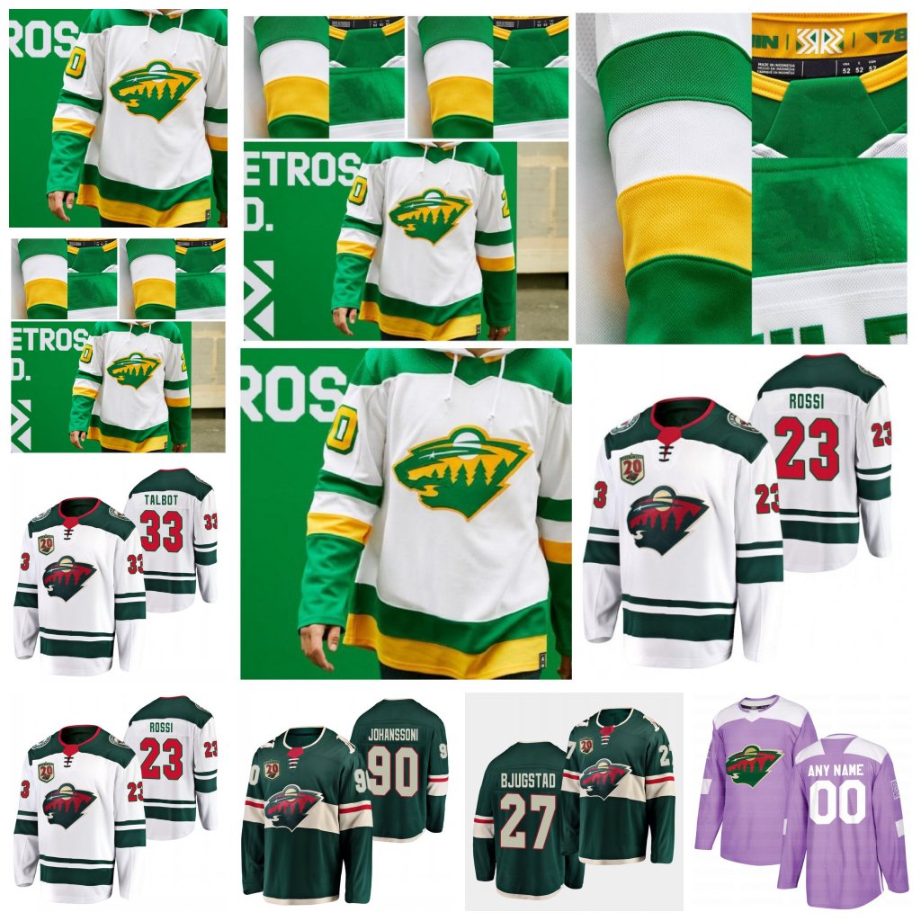

Youth Minnesota Wild 2021 Reverse Retro Jersey Brad Hunt Cam Talbot Devan Dubnyk Galchenyuk Zach Parise Johansson Bonino Fiala Ryan Suter, Black