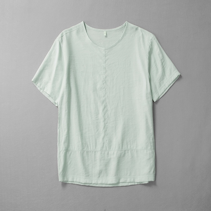 

2021 New Gua Verde O-pescoo Moda Masculina Camiseta De Algodo Da Marca Camisa Para Homem Slido Casual t Camisas Masculinas Topos Confortveis, Gray