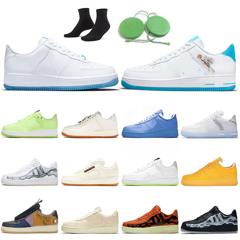 

2021 Top Fashion Low AirForces Air Force One 1 Running Shoes LX UV Reactive Hare Space Jam University Gold Stussys Beige Travis Scott Women Mens Trainers Sneakers NIK, B45 n354 melon tint 36-45