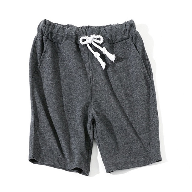 

Men shorts summer solid color cotton length sweatpants rich short masculino 210716, Navy shorts