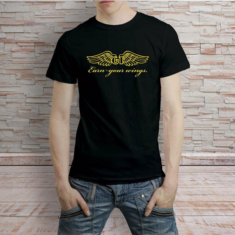 

Men' T-Shirts BMX GT Bicycle Earn Your Wing T-shirt Tee, Men-darkpurple