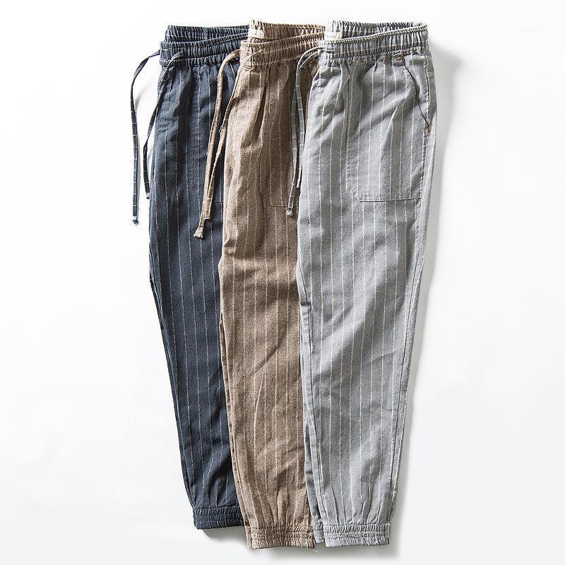 Mens Lightweight Summer Cotton Trousers 