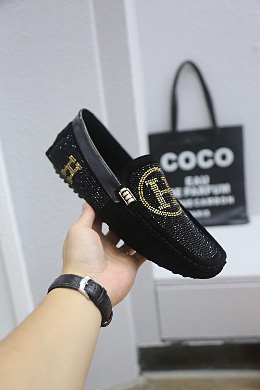 

C7 Luxury Brands top Leather shoes Fashion Men Business designer Dress Loafers Pointy Black Shoes Oxford Breathable Formal Wedding Shoe 11, #02