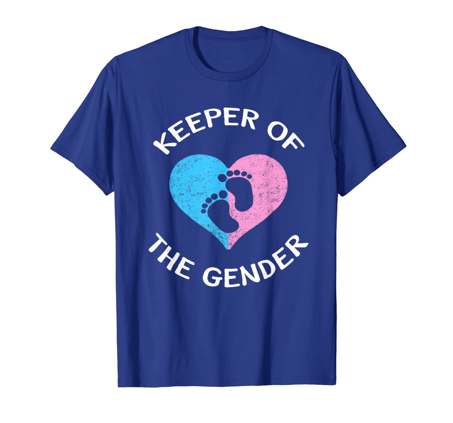 

keeper of gender reveal party idea baby announcement t-shirt t-shirt, White;black