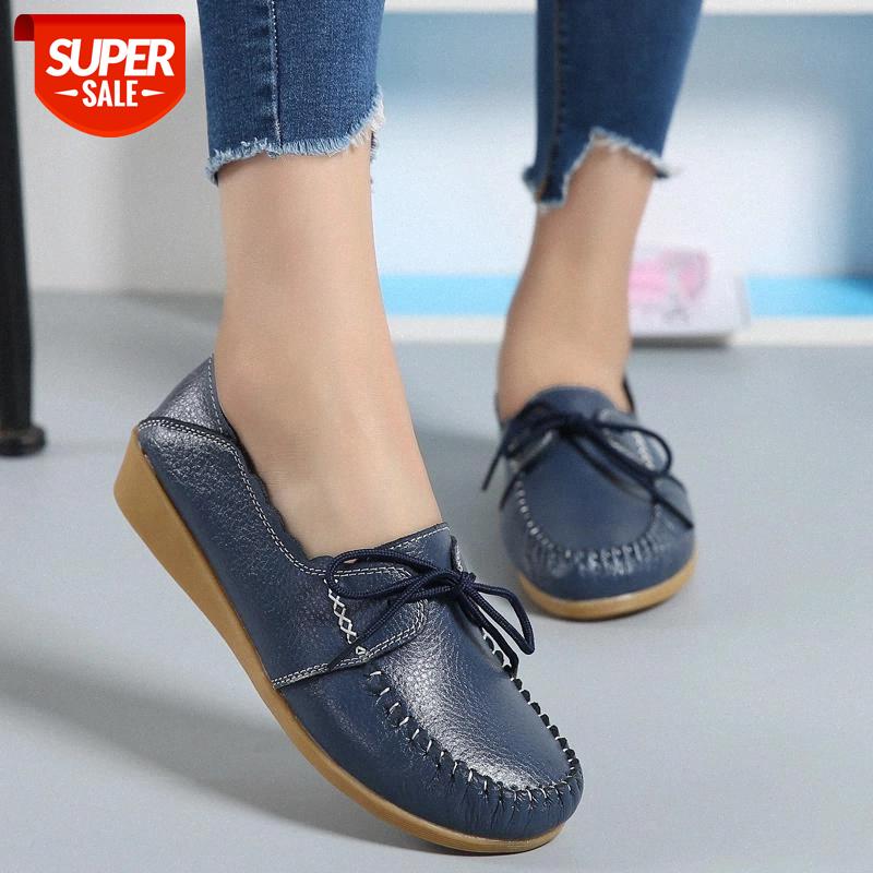 

Fashion Women Flats Platform Women Shoes Moccasins Breathable Work Shoes Genuine Leather Ladies Flats Light Driving Loafers Shoe #Sb0m