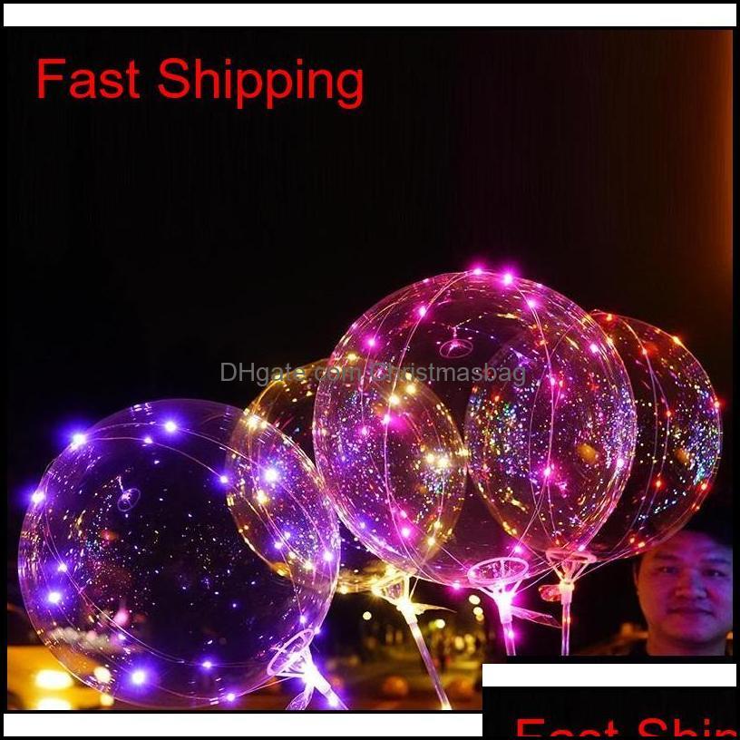 

Decoration Event Festive Supplies Home & Garden Bobo String Balloon Led Light Christmas Halloween Birthday Balloons Party De Qylpsj Bde_Luck