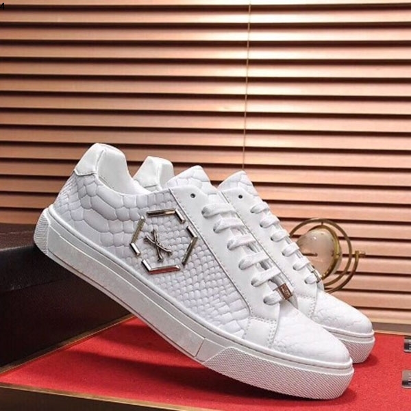

2021 Mens Fashion White Platform Top Quality Genuine Leather Sneaker Flat Casual Shoes mkj57526