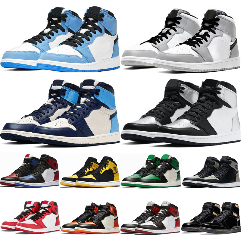 

1 1s University Blue mens Basketball Shoes Men Women Chicago VOLT GOLD Homage To Home Outdoor Sports Sneakers Trainers