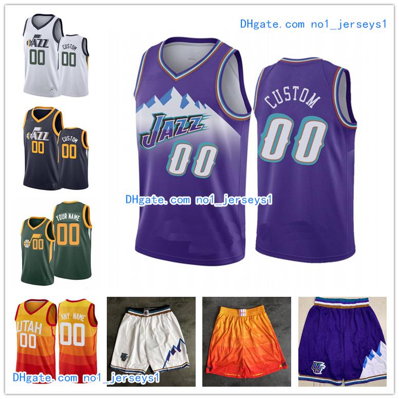 

Custom Donovan 45 Mitchell 27 Gobert Joe 2 Ingles Utah Jazz nba Shorts Bojan 44 Bogdanovic 00 Clarkson Customized Basketball Jerseys, Black;red