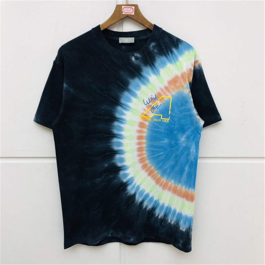 

2021 New Viver Europa T-shirts Homem 1:1 Oversize Camiseta Maior Qualidade Tie Dye Travis Scott Astroworld t Td10, 10