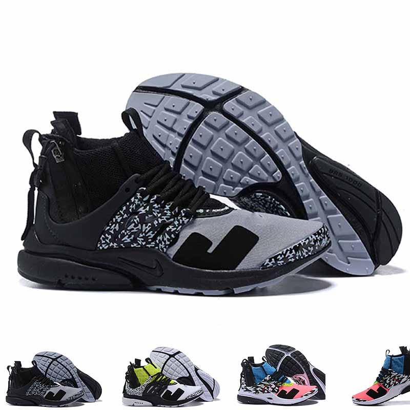

New Best Presto High-quality Acronym Slippers MID Black Hot Lava runnin shoes for men Training Sneakers sports size -11