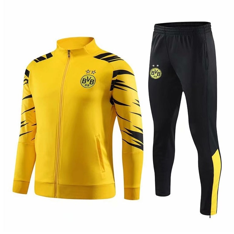 

Men's Tracksuits.. Long sleeve football suit coat men's autumn and winter adult sports training Juventus Barcelona Real Madrid shirt, 2623# emperor m black pants l
