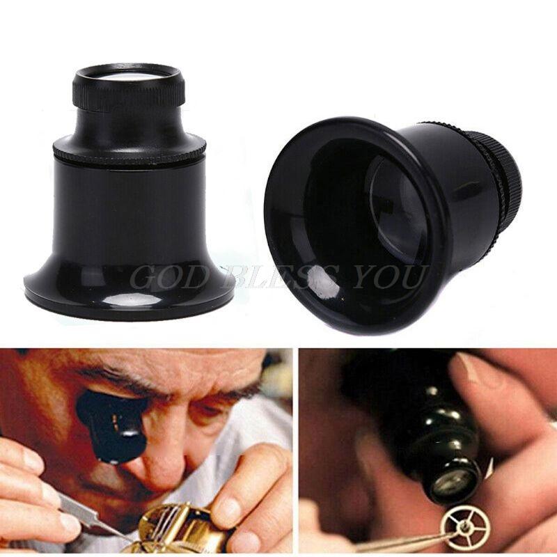 

20X Jewelers Eye Loupe Loop Magnifier Magnifying Glass Watchmakers Jewelry Tools Drop Shipping