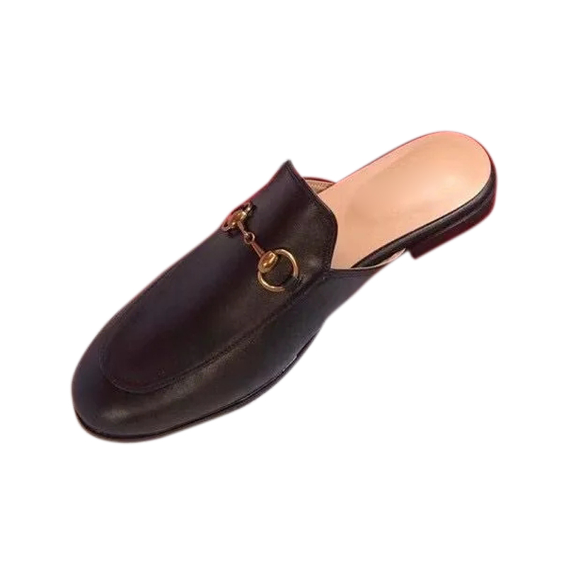 

Summer men Beach slippers classic Designer Lazy Flat Baotou Flip flops 100% leather lady Slides Suede letter women shoes cowhide Metal mens Sandals Large size 34-41-42, #11