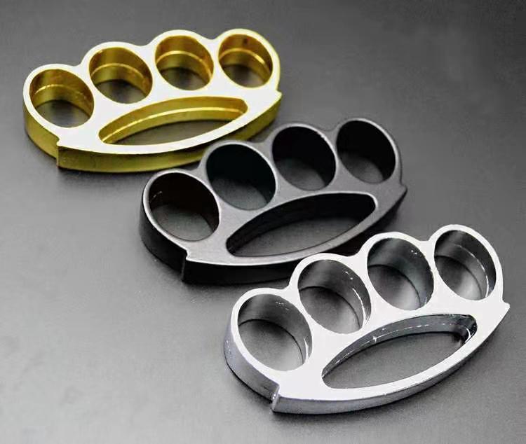 

Brass Brand Knuckles Chrome Steel Knuckle and Self-defense Protection Equipment Are Delivered Outdoor Edc Tool 001