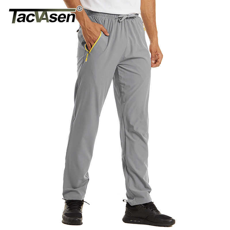 

TACVASEN Breathable Lightweight Hiking Pants Mens Quick Dry Outdoor Sports Pants Summer Trekking Fishing Zipper Pockets Trousers 210616, Army green