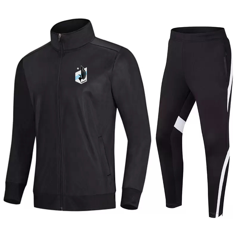 

Minnesota United FC Men's Tracksuits Football Wear Uniform Soccer Jacket Sportswear Quick Dry Sports Training Running basketball warm up suits, No 1