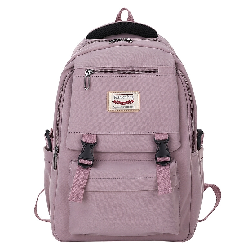 

2021 Korean student schoolbag Harajuku ulzzang leisure backpack campus couple computer bag, Purple