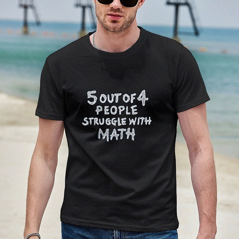 Men's Tee T shirt Hot Stamping Graphic Prints Letter Plus Size Crew Neck Casual Daily Print Short Sleeve Tops Cotton Basic Designer Big and