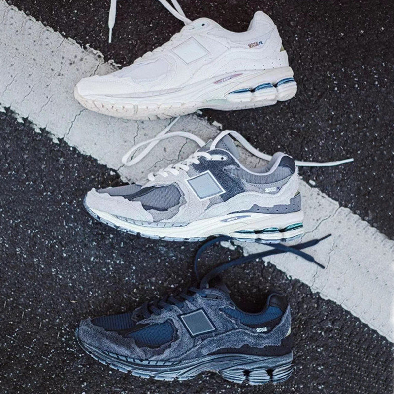 

Protection Pack Rain Cloud Sea Salt Phantom Shoes Baped 2002R Salehe Bembury Water Peace Be The Journey Guide Apes Black Camo M2002RBF Grey 2002 Sneakers eur 36-45, With box