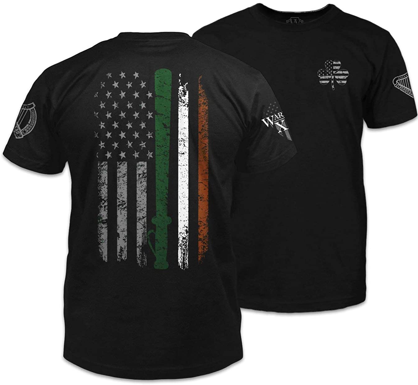 

Warrior 12 St. Patrick's Irish Police Flag, White;black