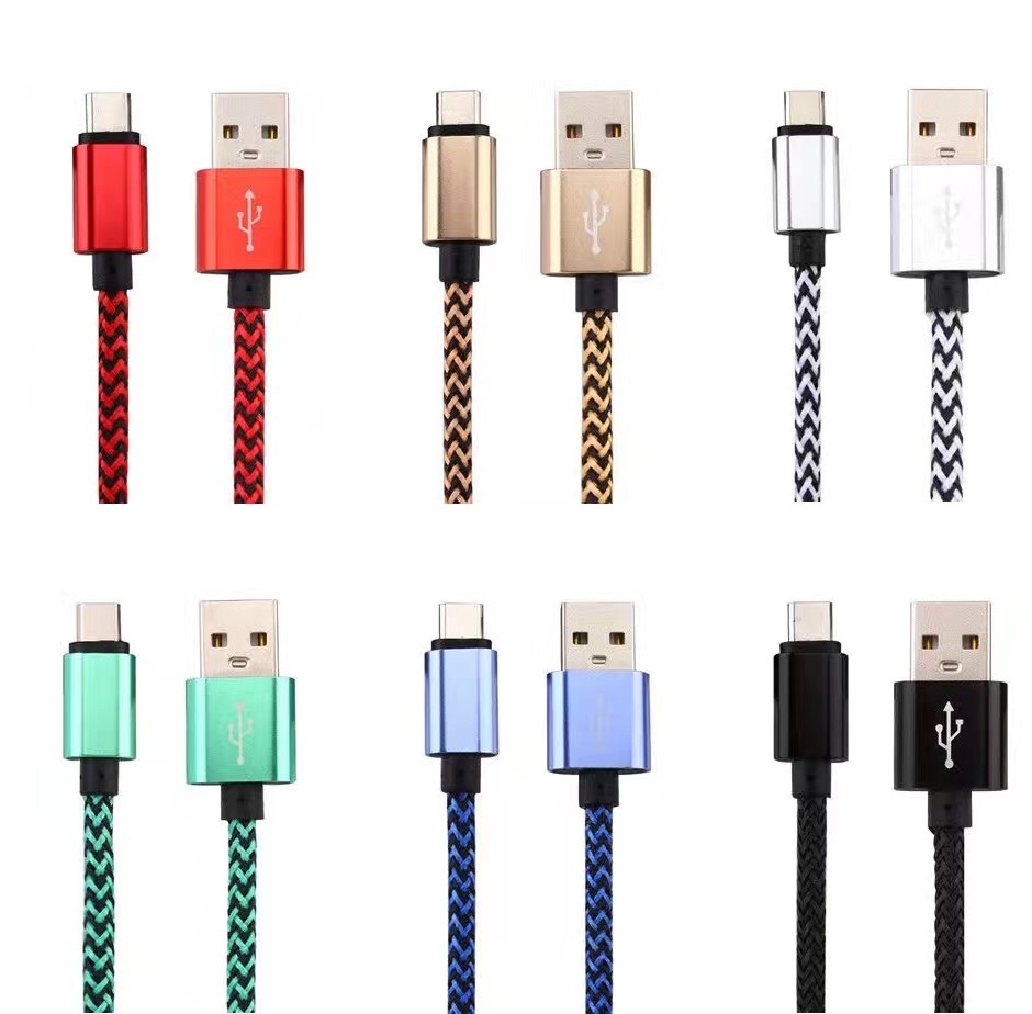 

Micro USB Charging Charger Cables Premium Nylon Braided USB TYPE C Cable Data Cord for Android Phone Samsung Xiaomi 10 11 12 Google 6 5 LG Nokia Mobile Cell Phones